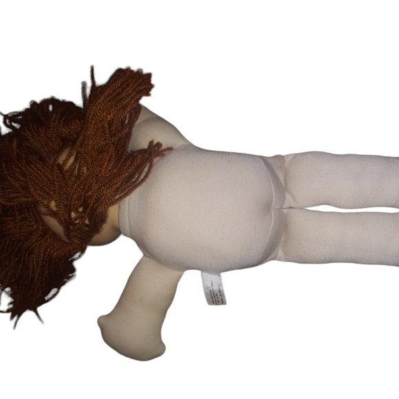 Vintage Heavenly Kids Doll Brown/Red Crochet Yarn Hair Soft Body Girl Doll 1984 - Picture 5 of 7